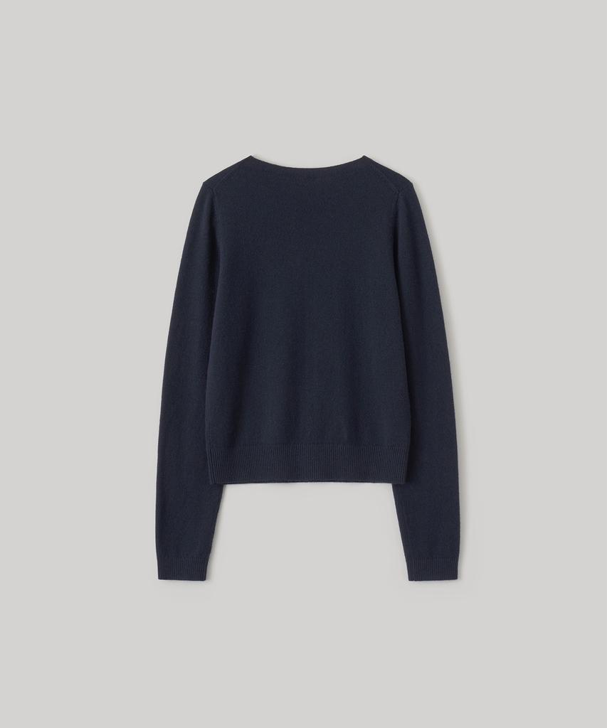 ANOTHER OFFICE WOMEN W. Libre Wool Basqueshirt (Dark Navy)