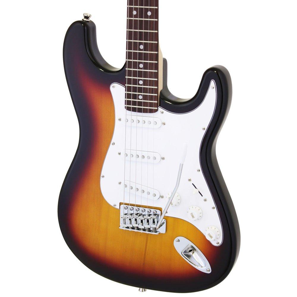 Legend Electric Guitar 3TS 3 Tone Sunburst Strat Type with Case LST-Z