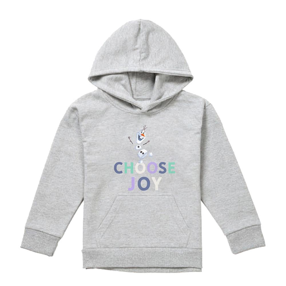 frozen Childrens/Kids Choose Joy Olaf Heather Pullover Hoodie