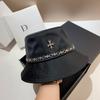 European Station Handmade Cross Chain Basin Hat Paris Tide Brand Acetate Bucket Hat Autumn Men'S And Women'S Casual Hat