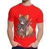 Summer Man T Shirt Mysterious Girl Kitsune Good Cotton Round Collar Cartoon Design T