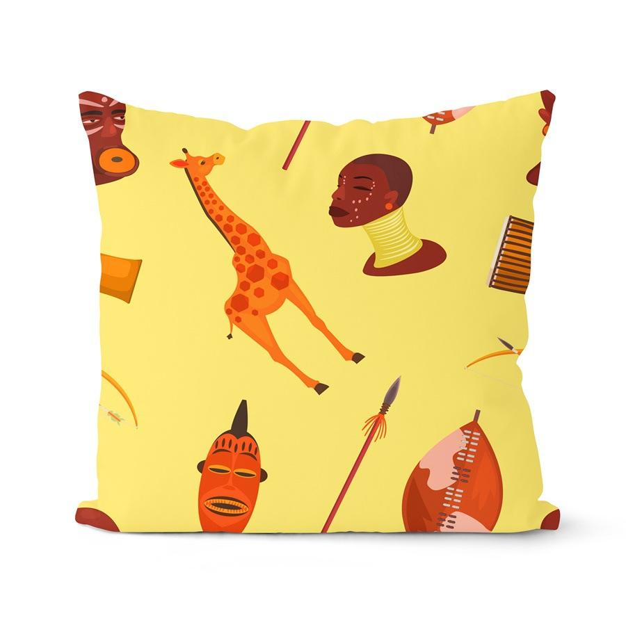 

Племенной узор наволочка геометрический этнический африканский элемент подушка домашний диван кресло 40x40cm