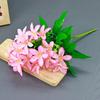 Realistic Lilium Brownie Var Silk Flower Decor For Wedding Home Event And Photo Shoots