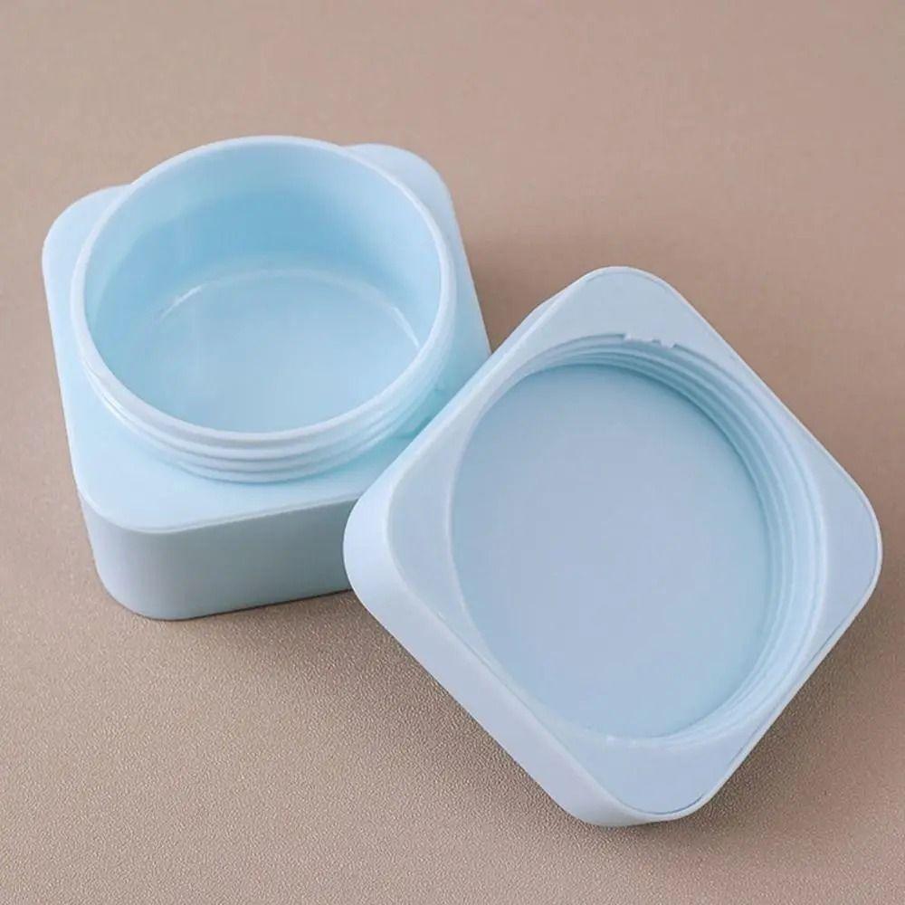 Portable Cosmetic Plastic Box Refillable Vials Bottle Cosmetic Container Face Cream Jar  Household