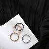 2mm Simple Silver/Gold Thin Stackable Ring Stainless Steel Finger Knuckle Ring for Women Girl Size US 3/4/5/6/7/8/9/10