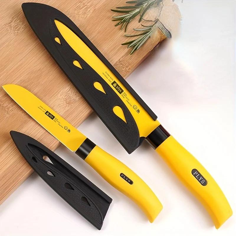 1/2pcs Household Sharp Fruit Knife, Safe Knife with Knife Set, Small Knife for Students To Cut Fruits and Vegetables