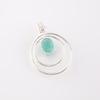 Amazonite Gemstone 925 Sterling Silver Jewelry Handmade Pendant 1.65" For Gift PP-61-32