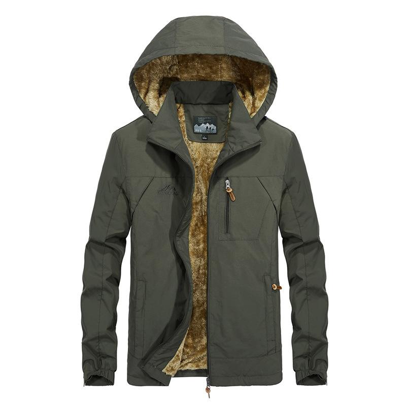 

Мужские молодежные осенние и зимние хлопковые пальто свободного покроя большого размера из бархата и утолщенного хлопка для отдыха на открытом воздухе для молодых мужчин 4XL