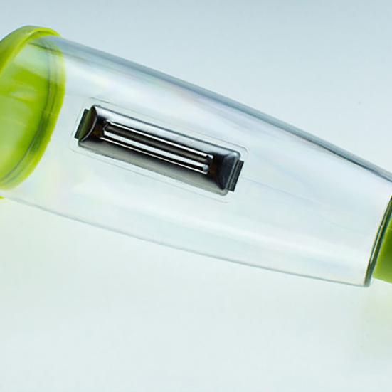 Éplucheur de légumes pratique avec fonction de rangement, grattoir à fruits manuel en plastique, éplucheur d'aliments polyvalent pour la maison