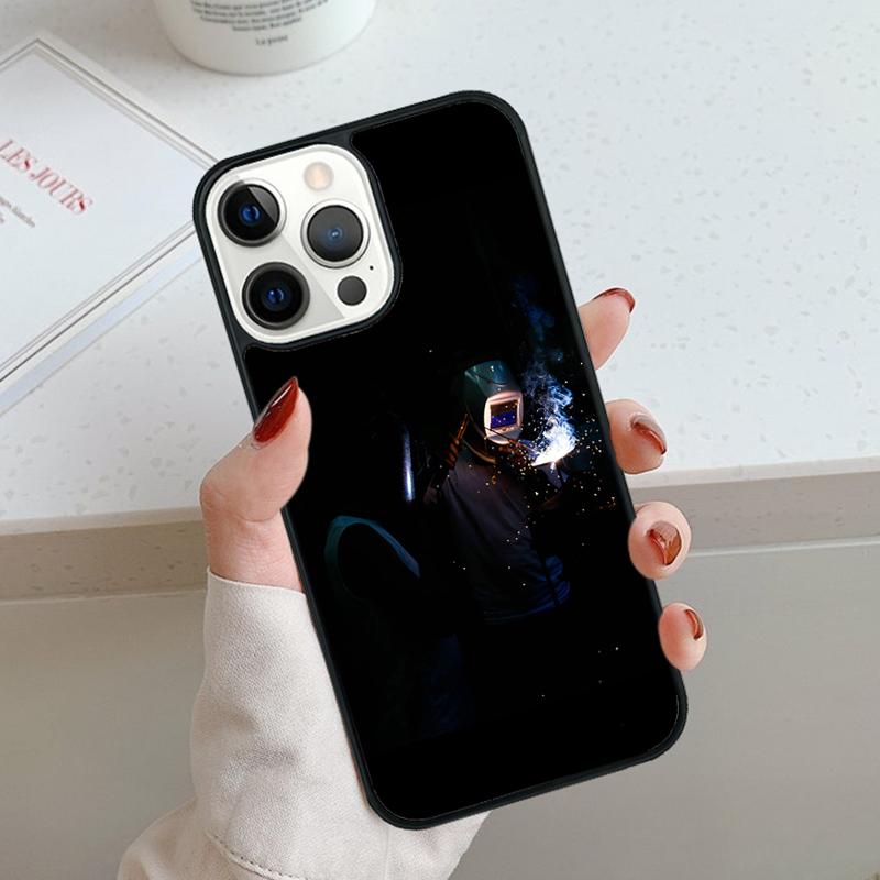 Welder Welding Hot Metal Worker Phone Case For iPhone 17 Air 11 12 13 14 15 16 Pro Max Cover For iPhone 17 Air Max Plus