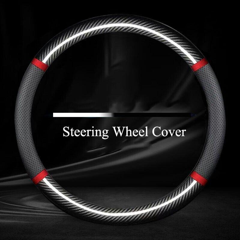 Breathable Steering Wheel Protector Non-slip Car Interior Decoration For All Cars чёрный