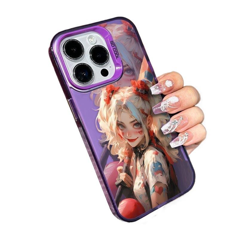 Clown Women's Apple 15/14/13 Phone Case iPhone11/12Promax All-inclusive Xr New Xs Case 78P