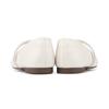 Barbara Lambskin Pleated Soft Jewel Strap Mary Jane Flat 1.5cm 2 Colors