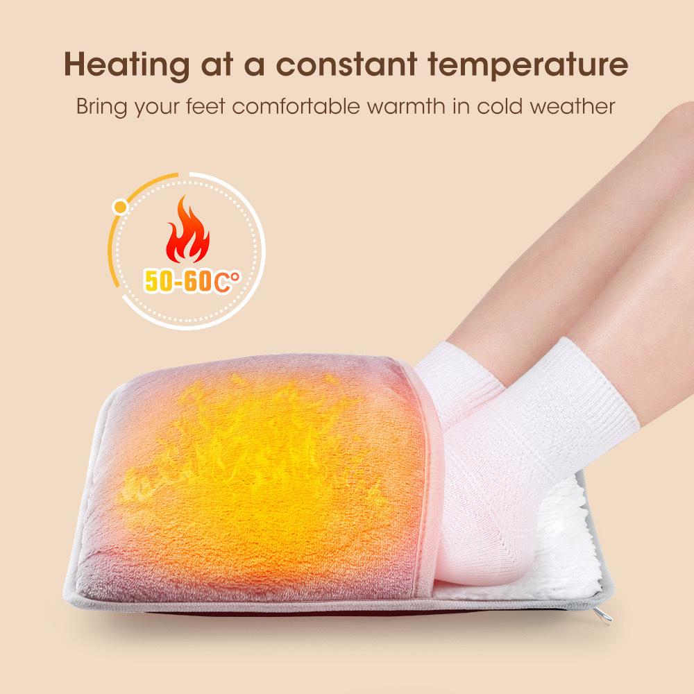 USB Electric Heating Foot and Hand Warmer with Constant Temperature for Abdomen and Waist
