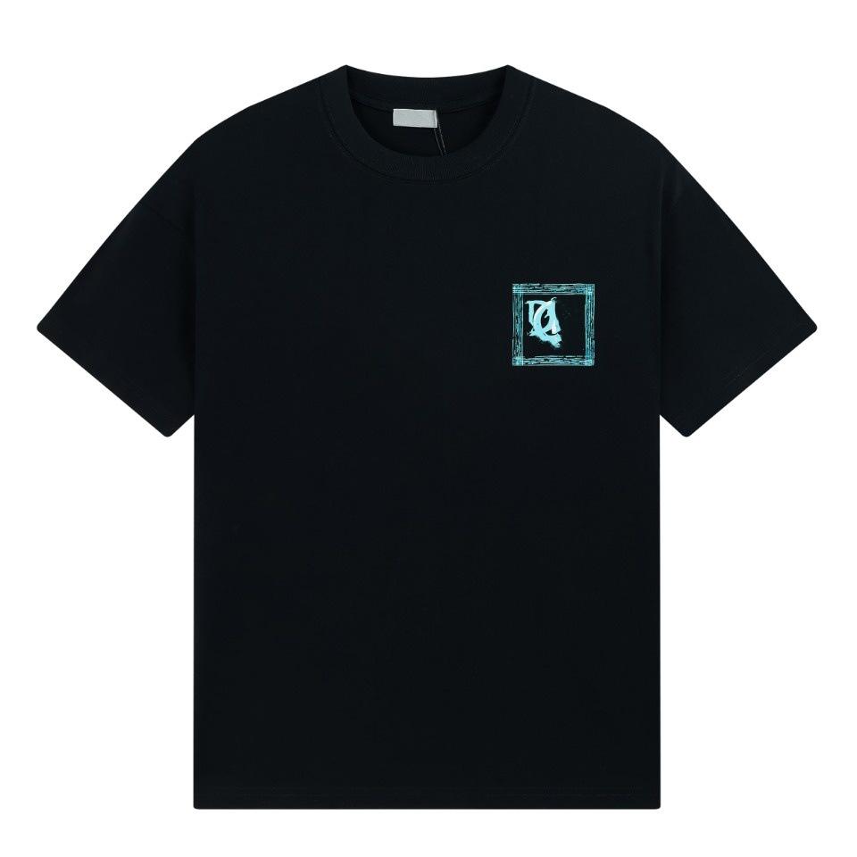 DO Home 2025 Summer Unisex Cotton Round Neck Printed T-Shirt