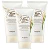 Rice Daily Brightening Scrub Foam 150ml (3-Pack) - Gentle Exfoliating & Illuminating Face Wash - Radiant Korean Skincare Bundle