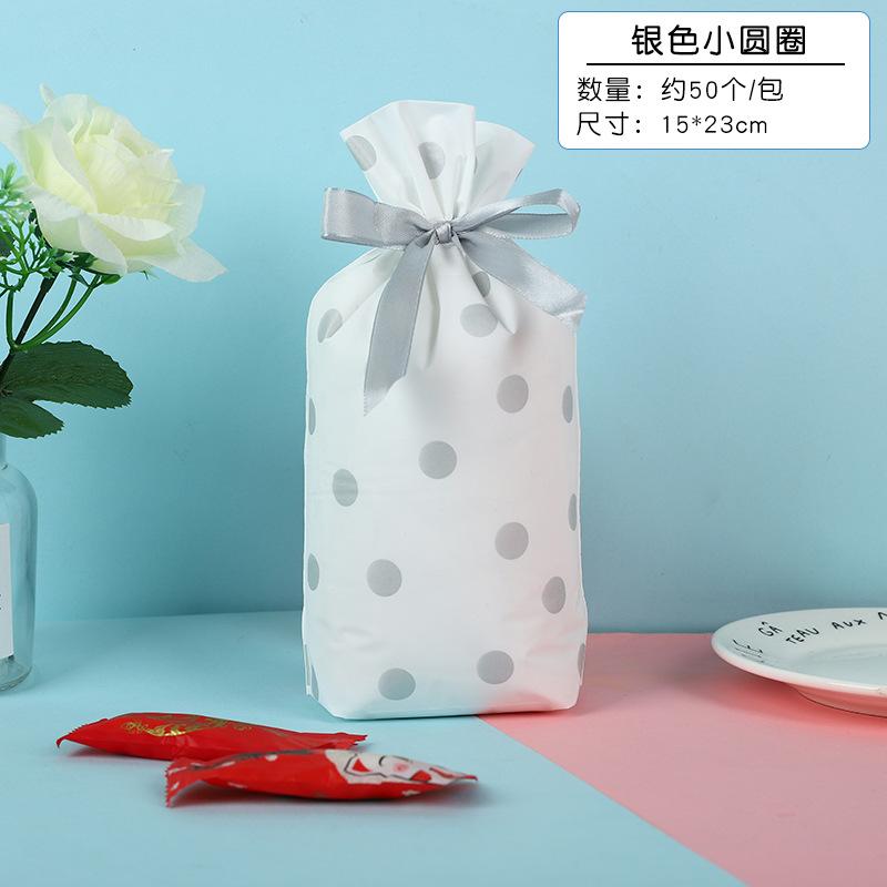 

50 шт. снежинка хрустящие конфеты набор нугат сахар мешочки на шнурке китайский новогодний подарок упаковка поставки 15x23cm