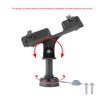 Rowing Boats Kayak Fishing Rod Holder 360 Degrees Swivel Fishing Pole Fixed Stand Rack Nylon Fishing Support Rod Holder Bracket