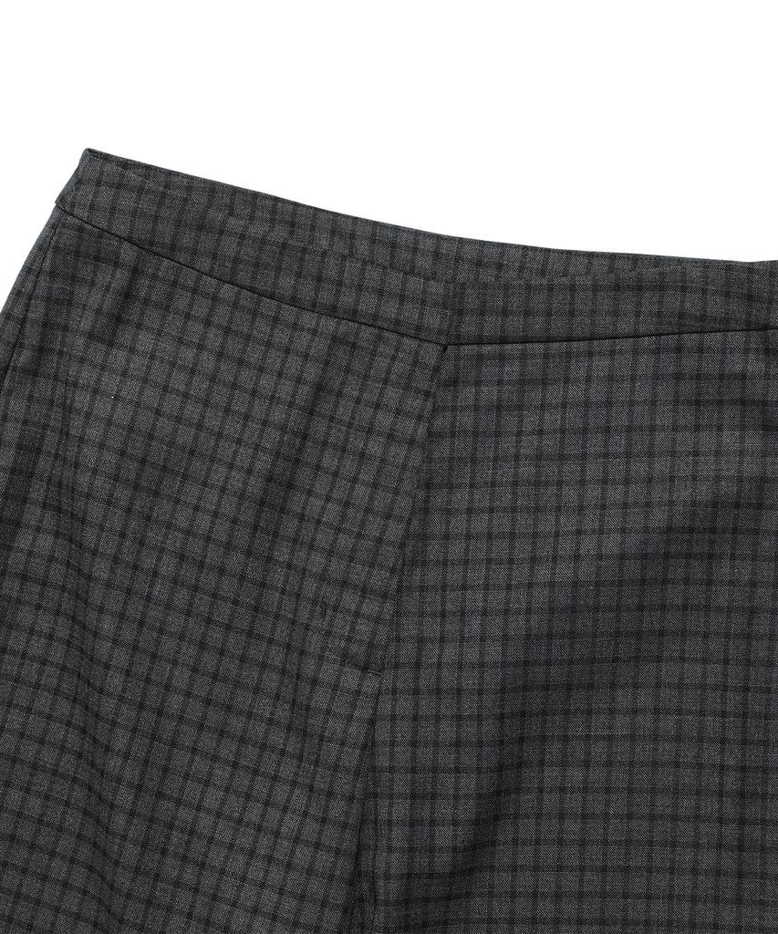 Nice Ghost Club Ffats Check Balloon Layered Skirt Pants_Charcoal(Ng2Fsupa90A)