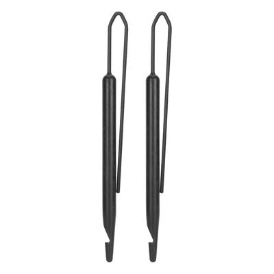 2Pcs Dreadlock Crochet Hook Double Ended Strong Plastic Anti Slip Dreadlock Interlocking Tool for