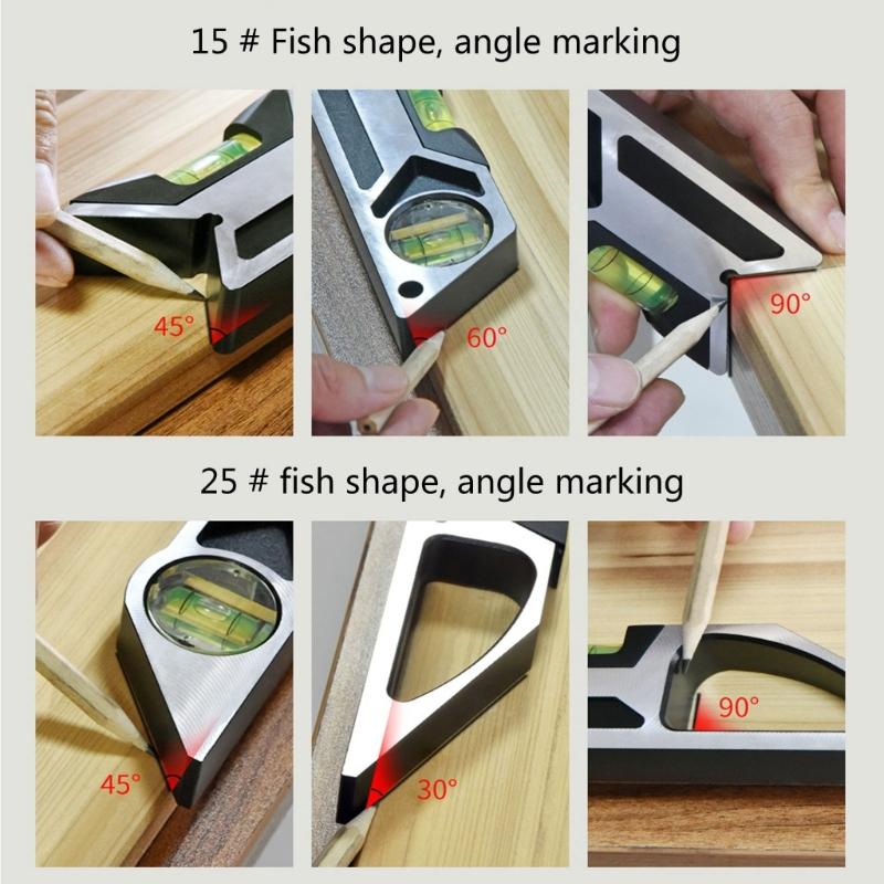 Portable Pocket Level Ruler Aluminum Alloy Measuring Level RulerVersatile & Durable Measuring Tool for Everyday Use