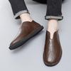 Fashion Men's Suede Lightweight Loafers Casual Men's Slip-On Shoes Comfortable Men's Driving Flat 2025 New Luxury Brand Male Dress Shoes