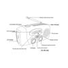 Portable Solar Hand-Crank Emergency Power Generator with LED & Multi-Band Radio