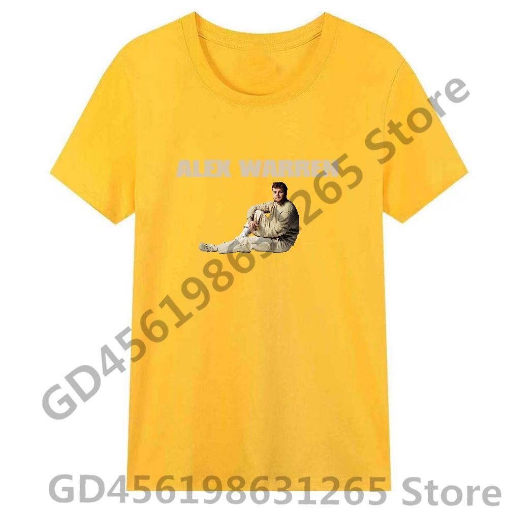 New Alex Warren T Shirt UnisexWomen Harajuku Kawaii Tops Y2k Unisex Hip Hop Tees Fashion Tops Casual Boysgirls Clothing