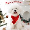Christmas Pet Scarf: Teddy Bear, Panda & Cat Designs - Korean Style, Autumn/Winter Warm Triangle Neck Scarf