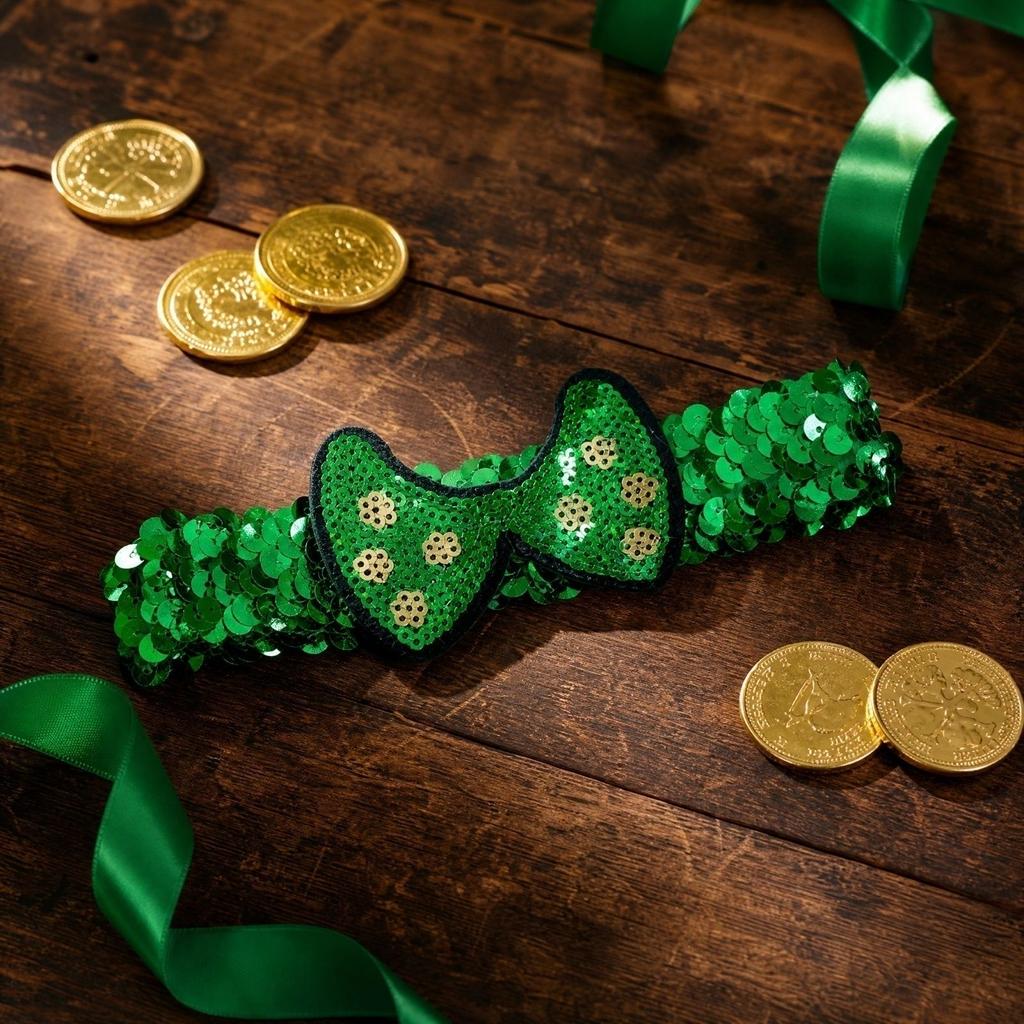 St. Patrick's Day Glitter Set with Leg for Party Accessories