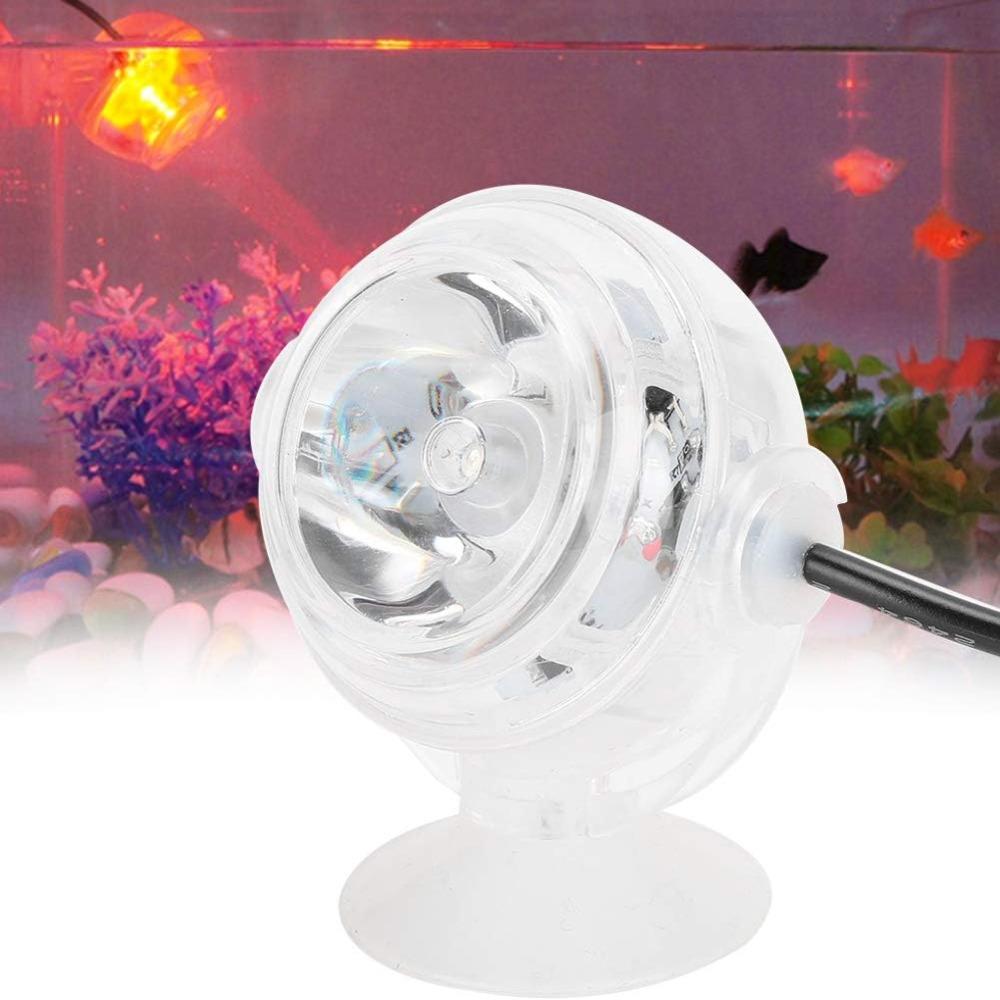 Plastic Fish Spot Light 1W LED Aquarium Lamp Durable Aquarium Lamp For Pond