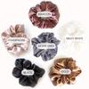 13 culori Scrunchy din satin de matase - Benzi elastice pentru par Suport pentru coada de cal Pachet de accesorii de par neutre Scrubchy Femei Fete