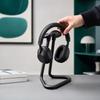 3D Printed Headphone Stand, Simple Headset Holder with Triangular Stable Base, Universal Headphone Rack for Gaming Desktopsand Study Desks