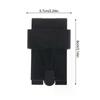 Radio Belt Clip Holder Radio Carry Holster Plastic Compact Secure Black Anti Slip For Law Enforcement Duty Belt
