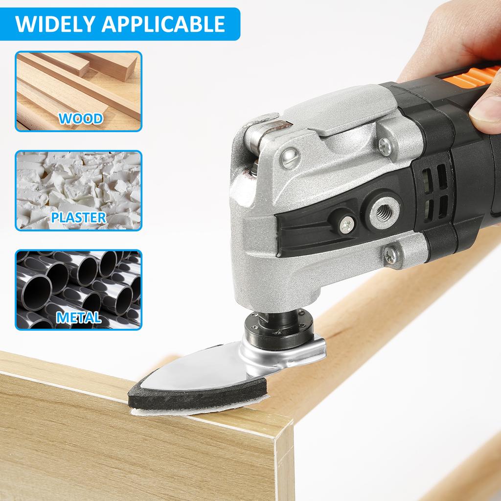 154Pcs Oscillating Tool Sanding Pads Kit,4Pcs Finger Sanding Pad, 150Pcs Multitool Sandpaper Set, 60-320 Grit for Wood  Sanding