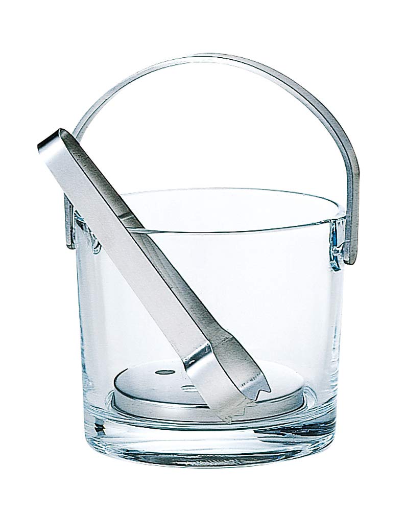 Toyo Sasaki Glass Ice Made in Ice Ice Ice Bucket, Japan, Container, Bucket, Container, P-12601-JAN