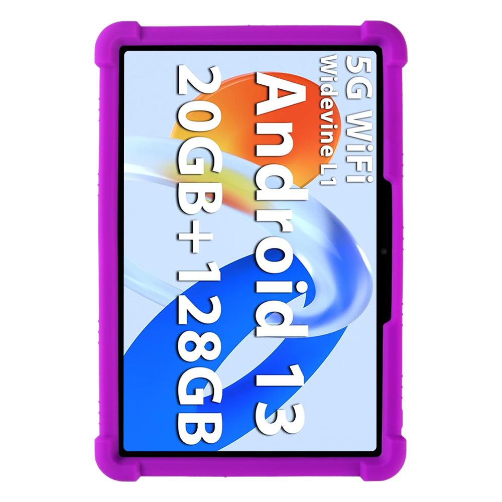 Silikonové pouzdro pro Blackview Tab 60 WiFi/Tab 60 Pro/Oscal Pad 30 WiFi/80 WiFi/Doogee U9/U10/U10 Pro Odolný kryt s stojánkem