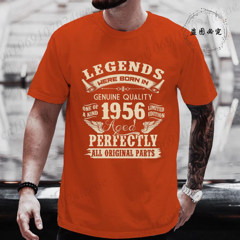 Vintage 1956 69. Geburtstag Unisex T-Shirts Geburtstag Hergestellt 1956 Shirt Von Papa Legenden Wurden 1956 Geboren Perfekt Shirt Geschenk Für Papa