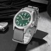 Militado ML12B 38mm Militäruhr VH31 Quarzwerk Gewölbtes Saphirglas C3 Leuchtend Vintage Uhren 100m Wasserdicht