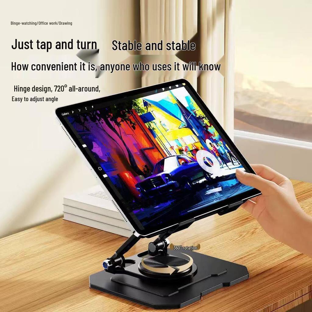 Portable 2-in-1 Laptop & Tablet Stand: Cooling, Adjustable & Foldable