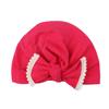Newborn  Bowknot Turban Knot Cap Cute Beanie Head Warp Cap