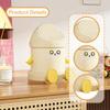 Desk Bin, Waste Storage Cute Bin with Lid for Living Room, , Vanity, Kitchen,