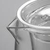 Heat-Resistant Glass Teapot with Wooden Handle and Filter
