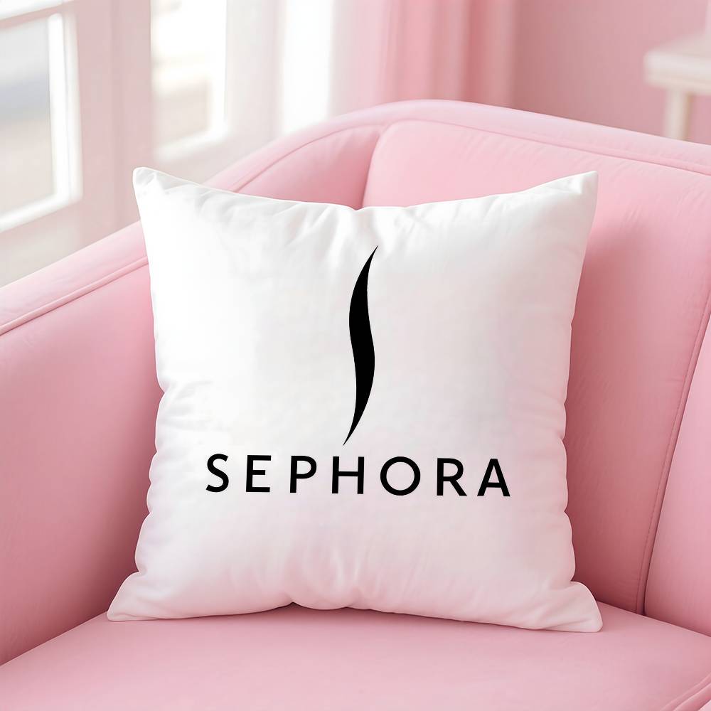 MAkeup Luxurny Fashion Brand S-SEPsHORA Pillow Case Anti-dustmite Pillowcase Invisible Zipper Silky Short Plush Sofa Cushion Cov
