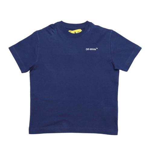 Off White Childrens/Kids Industrial Logo T-Shirt