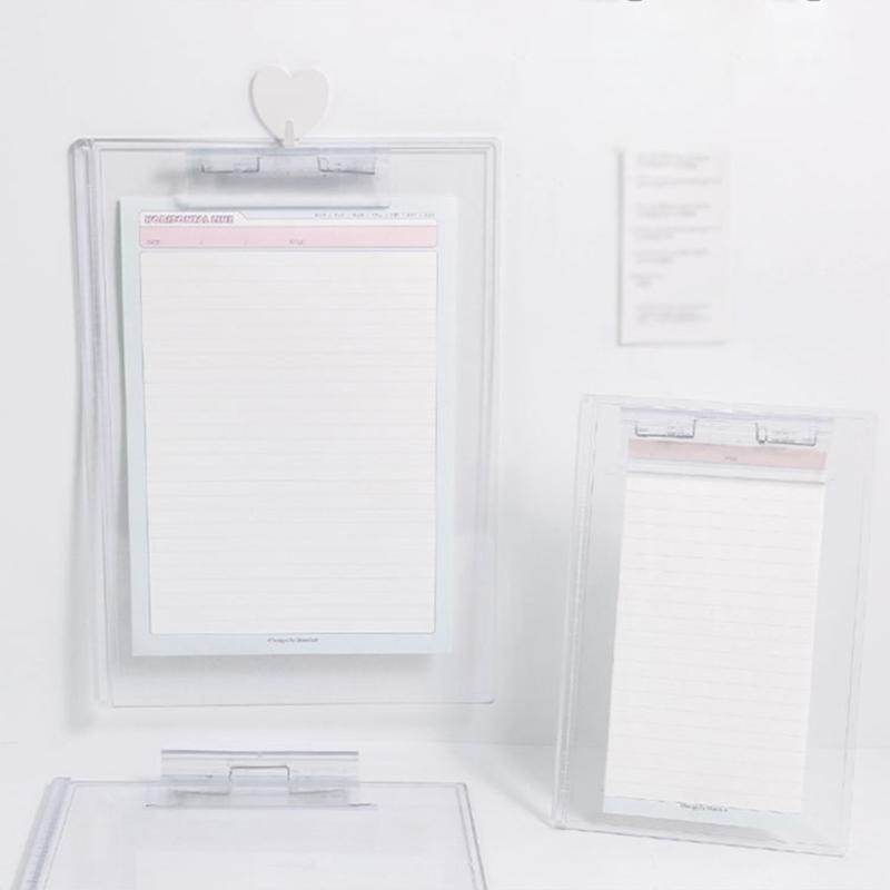 A5 Acrylic Clipboards, A4 Size Clipboard Folder for Form Document, Office School