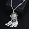 Necklace with Bola Pregnancy Flower Dream Catcher Pink Bell