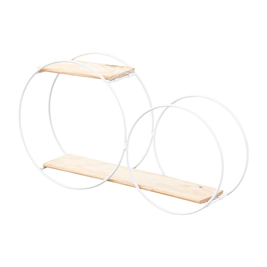 Runde Wandregale aus Metall, an der Wand montiertes Blumenregal aus Metall für Topfpflanzen, Präsentationsregal für Bürodekoration, Wohnzimmer, Schlafzimmer