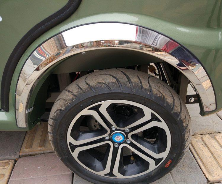 Baiyangdian Disabled Vehicle 200 New Model Three-Wheeled Motorcycle Plastic Fender Trim and Wheel Hub