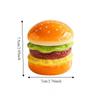Dust-proof Toothpick Jar Decorative Cotton Swab Storage Box Hamburger Toothpick Holder  Bedroom